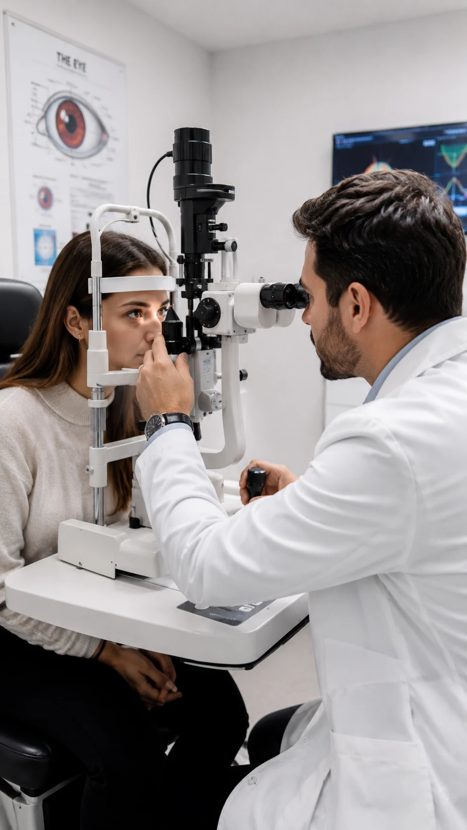 Assistência virtual para oftalmologistas com suporte em consultas, exames e relacionamento com pacientes
